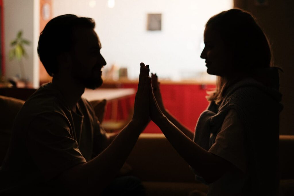 You're in a happy relationship