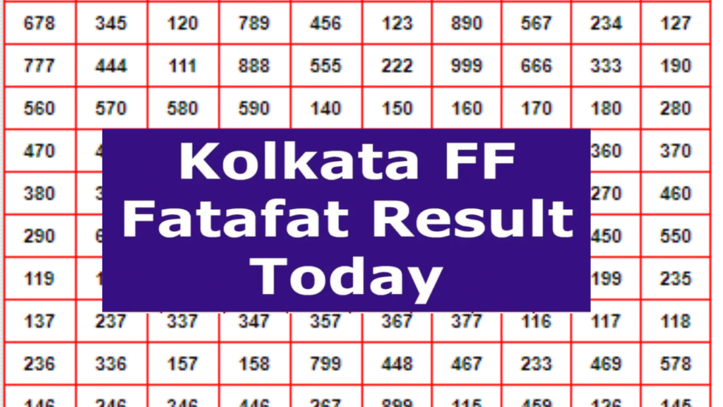 Kolkata FF fatafat ghosh babu tips 2025